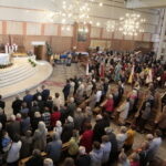 Kielce. Międzynarodowy Dzień Solidarności Ludzi Pracy. Msza święta w sanktuarium św. Józefa Robotnika / Marzena Mąkosa / Radio Kielce