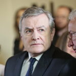 Wizyta wicepremiera Piotra Glińskiego w Muzeum Narodowym.  Na zdjęciu: wicepremier, minister kultury Piotr Gliński  / Marzena Mąkosa / Radio Kielce