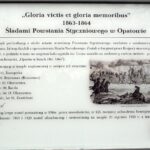 11.01.2020. Opatów. Odnowiona mogiła powstańców styczniowych / Emilia Sitarska / Radio Kielce