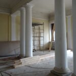 20.01.2020. Ostrowiec Świętokrzyski. Remont Pałacu Wielopolskich w Częstocicach / Emilia Sitarska / Radio Kielce