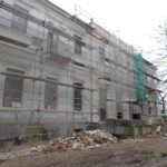 20.01.2020. Ostrowiec Świętokrzyski. Remont Pałacu Wielopolskich w Częstocicach / Emilia Sitarska / Radio Kielce