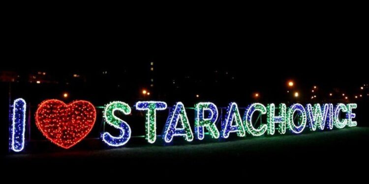26.12.2019 Starachowice. Oświetlenie świąteczne / UM Starachowice