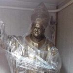 Pomnik Jana Pawła II, który stanie w Opatowie / Grzegorz Gajewski