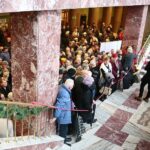 24.12.2019. Kielce. Wigilia dla osób bezdomnych, ubogich i samotnych w WDK / Wiktor Taszłow / Radio Kielce