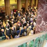 24.12.2019. Kielce. Wigilia dla osób bezdomnych, ubogich i samotnych w WDK / Wiktor Taszłow / Radio Kielce