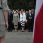 01.08.2019 Kielce. 75. rocznica wybuchu Powstania Warszawskiego. Na zdjęciu (od lewej): Piotr Wawrzyk - wiceminister spraw zagranicznych, wojewoda Agata Wojtyszek, poseł Maria Zuba, poseł Krzysztof Lipiec / Wiktor Taszłow / Radio Kielce