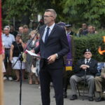 01.08.2019 Kielce. 75. rocznica wybuchu Powstania Warszawskiego. Przemawia: prezydent Kielc Bogdan Wenta / Wiktor Taszłow / Radio Kielce