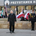 Kielce. 27.10.2019. Uroczystość odsłonięcia pomnika Przemysława Gosiewskiego. Przemawia Jarosław Kaczyński - prezes PiS / Wiktor Taszłow / Radio Kielce