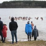 05.01.2020. Cedzyna. Morsowanie / Wiktor Taszłow / Radio Kielce