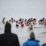 05.01.2020. Cedzyna. Morsowanie / Wiktor Taszłow / Radio Kielce