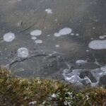 07.01.2020. Kielce. Lód na kieleckim zalewie / Wiktor Taszłow / Radio Kielce