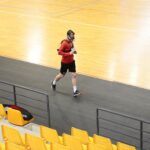 Kielce. 08.01.2020. Trening wydolnościowy piłkarzy Korony Kielce / Wiktor Taszłow / Radio Kielce