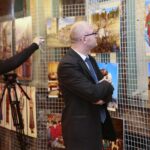 Kielce. 09.01.2020. Wernisaż wystawy fotografii mongolskiego fotografa Bayar Balgantserena w WDK / Wiktor Taszłow / Radio Kielce