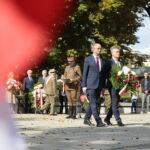 29.09.2019. Kielce. 80. rocznica utworzenia Polskiego Państwa Podziemnego. Na zdjęciu (od lewej): Piotr Wawrzyk - wiceminister spraw zagranicznych i Krzysztof Słoń - senator PiS / Wiktor Taszłow / Radio Kielce