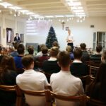 Kielce. 16.01.2020. Studenci SGH szkolą młodzież z kieleckich szkół / Wiktor Taszłow / Radio Kielce