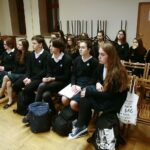 Kielce. 16.01.2020. Studenci SGH szkolą młodzież z kieleckich szkół / Wiktor Taszłow / Radio Kielce