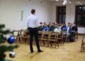 Kielce. 16.01.2020. Studenci SGH szkolą młodzież z kieleckich szkół / Wiktor Taszłow / Radio Kielce