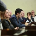 Kielce. 16.01.2020. Sesja rady miasta. Na zdjęciu: Maciej Bursztein - radny / Wiktor Taszłow / Radio Kielce