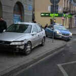 Kielce. 17.01.2020. Kolizja na ulicy Żelaznej / Wiktor Taszłow / Radio Kielce