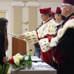 Kielce. 03.10.2019. Uniwersytet Jana Kochanowskiego. Inauguracja roku akademickiego. Immatrykulacji studentów dokonał rektor Jacek Semaniak / Wiktor Taszłow / Radio Kielce