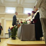 Kielce. 03.10.2019. Uniwersytet Jana Kochanowskiego. Inauguracja roku akademickiego. Immatrykulacji studentów dokonał rektor Jacek Semaniak / Wiktor Taszłow / Radio Kielce