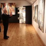 Kielce. 17.01.2020. Wernisaż wystawy Zbigniewa Cebuli w Galerii Współczesnej Sztuki Sakralnej „Dom Praczki” / Wiktor Taszłow / Radio Kielce