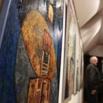 Kielce. 17.01.2020. Wernisaż wystawy Zbigniewa Cebuli w Galerii Współczesnej Sztuki Sakralnej „Dom Praczki” / Wiktor Taszłow / Radio Kielce