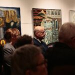 Kielce. 17.01.2020. Wernisaż wystawy Zbigniewa Cebuli w Galerii Współczesnej Sztuki Sakralnej „Dom Praczki” / Wiktor Taszłow / Radio Kielce