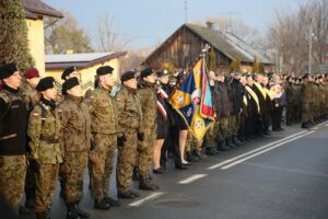 Suchedniów. 18.01.2020. Obchody 157. rocznicy wybuchu Powstania Styczniowego / Wiktor Taszłow / Radio Kielce