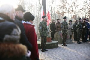 Suchedniów. 18.01.2020. Obchody 157. rocznicy wybuchu Powstania Styczniowego / Wiktor Taszłow / Radio Kielce