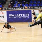 18.01.2020. Kielce. 12. kolejka I ligi piłkarek ręcznych: Korona Handball Kielce - Karkonosze Jelenia Góra / Wiktor Taszłow / Radio Kielce