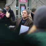 19.01.2020. Kielce. Spacer historyczny pt. „Dzielnica przydworcowa” / Wiktor Taszłow / Radio Kielce