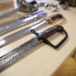 19.01.2020. Kielce. Muzeum Historii Kielc. Szabla wz-34 Ludwikówka / Wiktor Taszłow / Radio Kielce