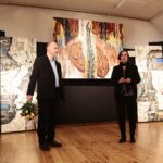 Kielce. 17.01.2020. Wernisaż wystawy Zbigniewa Cebuli w Galerii Współczesnej Sztuki Sakralnej „Dom Praczki” / Wiktor Taszłow / Radio Kielce