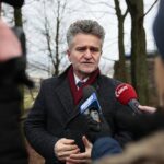 19.01.2020. Kielce. Karczówka. Uroczystości upamiętniające 157. rocznicę wybuchu powstania styczniowego. Na zdjęciu: Krzysztof Słoń - senator PiS / Wiktor Taszłow / Radio Kielce