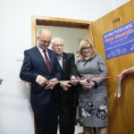 Kielce. 20.01.2020. Otwarcie biura poselskiego Piotra Wawrzyka. Na zdjęciu: Piotr Wawrzyk - wiceminister spraw zagranicznych, Waldemar Bartosz - przewodniczący świętokrzyskiej "Solidarności", Małgorzata Gosiewska - wicemarszałek Sejmu / Wiktor Taszłow / Radio Kielce