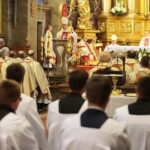 10.10.2019. Kielce. Inauguracja roku akademickiego w Wyższym Seminarium Duchownym. Jan Piotrowski - biskup kielecki / Wiktor Taszłow / Radio Kielce