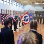 Kielce. 22.01.2020. Ślubowanie klas mundurowych X Liceum / Wiktor Taszłow / Radio Kielce