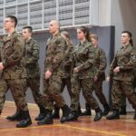 Kielce. 22.01.2020. Ślubowanie klas mundurowych X Liceum / Wiktor Taszłow / Radio Kielce