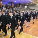 Kielce. 22.01.2020. Ślubowanie klas mundurowych X Liceum / Wiktor Taszłow / Radio Kielce