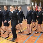 Kielce. 22.01.2020. Ślubowanie klas mundurowych X Liceum / Wiktor Taszłow / Radio Kielce