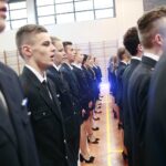 Kielce. 22.01.2020. Ślubowanie klas mundurowych X Liceum / Wiktor Taszłow / Radio Kielce