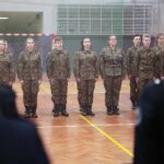 Kielce. 22.01.2020. Ślubowanie klas mundurowych X Liceum / Wiktor Taszłow / Radio Kielce