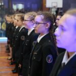 Kielce. 22.01.2020. Ślubowanie klas mundurowych X Liceum / Wiktor Taszłow / Radio Kielce