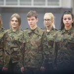 Kielce. 22.01.2020. Ślubowanie klas mundurowych X Liceum / Wiktor Taszłow / Radio Kielce