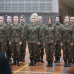 Kielce. 22.01.2020. Ślubowanie klas mundurowych X Liceum / Wiktor Taszłow / Radio Kielce