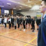 Kielce. 22.01.2020. Ślubowanie klas mundurowych X Liceum / Wiktor Taszłow / Radio Kielce