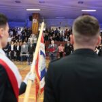 Kielce. 22.01.2020. Ślubowanie klas mundurowych X Liceum / Wiktor Taszłow / Radio Kielce