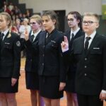 Kielce. 22.01.2020. Ślubowanie klas mundurowych X Liceum / Wiktor Taszłow / Radio Kielce