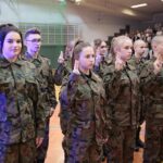 Kielce. 22.01.2020. Ślubowanie klas mundurowych X Liceum / Wiktor Taszłow / Radio Kielce